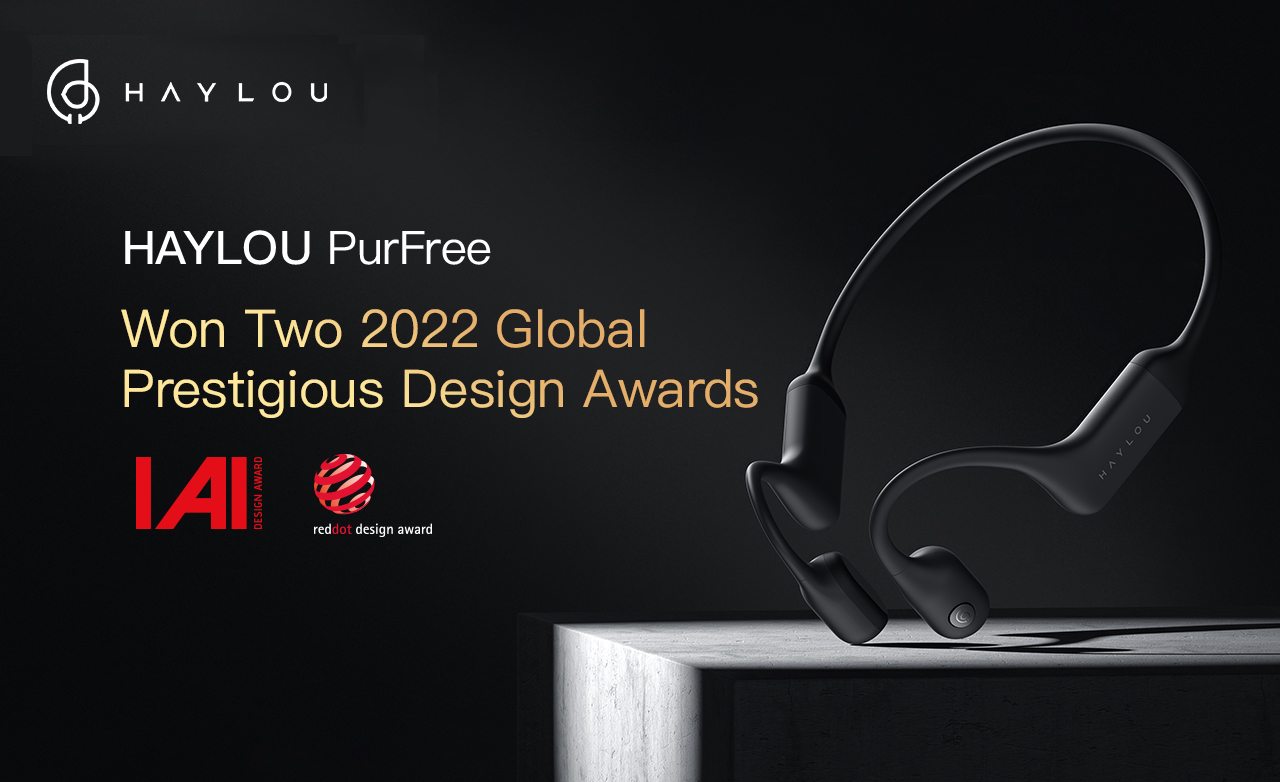HAYLOU PurFree venceu dois Prémios Globais de Design De Prestígio Mundial 2022